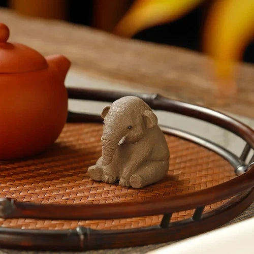 ChineseTea Pets Tea Ceremony Kung Fu Clay Figures Tea Pet Tea Set Decoration 07FC0E-D4 - KOEEK