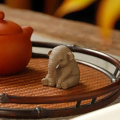 ChineseTea Pets Tea Ceremony Kung Fu Clay Figures Tea Pet Tea Set Decoration 07FC0E-D4 - KOEEK