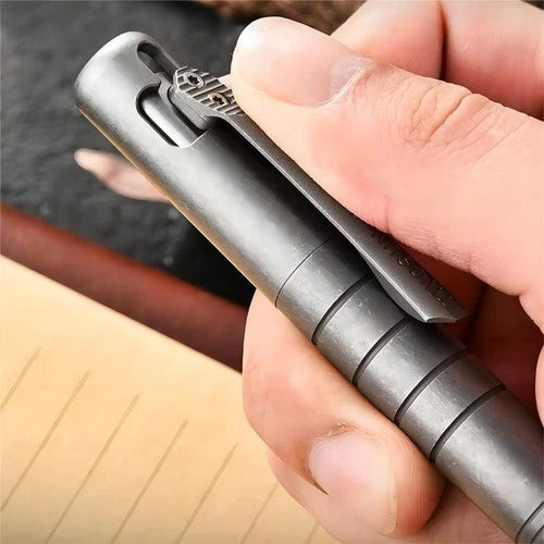 Titanium Ballpoint Pen Bolt Action Office Signature Writing Pocket EDC Gifts 07FC0E-D4 - KOEEK
