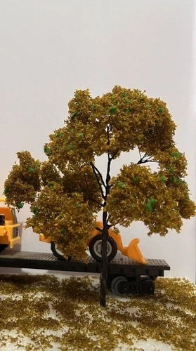 15cm Model Wire Tree Mini Landscape Diorama Material Handmade Dry Yellow 07FC0E-D4 - KOEEK