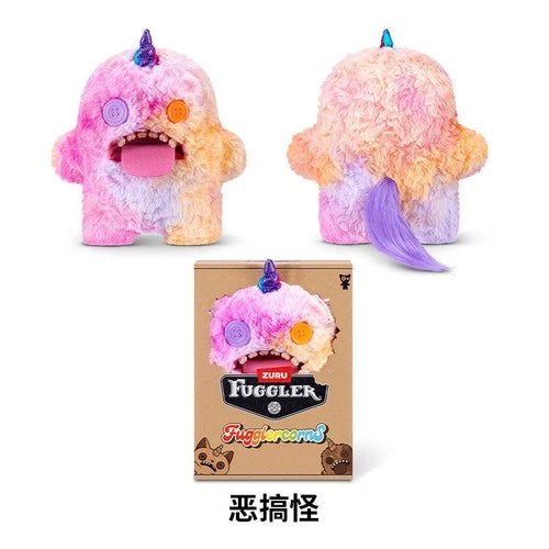 In Stock Official Fuggler Fugglercorns Unicorn Ugly Cute Plush Toy Doll 07FC0E-D4 - KOEEK