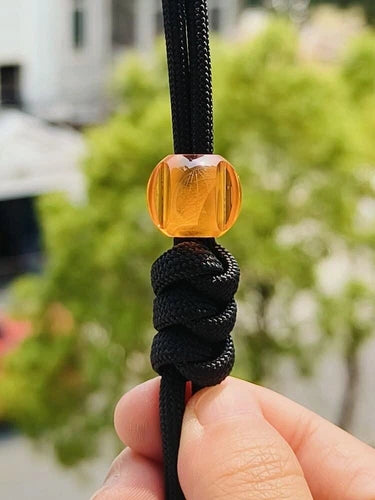 Resin Knife Lanyard Bead Paracord Necklace Pendant Bracelet Bead EDC Charm DIY 07FC0E-D4 - KOEEK