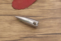 Solid TC4 Titanium Alloy Keychain Necklace Pendant Outdoor Survival EDC WR-III 07FC0E-D4 - KOEEK