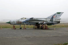 1/144 MIG-21 MF Polish Air Force Fishbed 6814 Fighter Markings Water Slide Decal 07FC0E-D4 - KOEEK