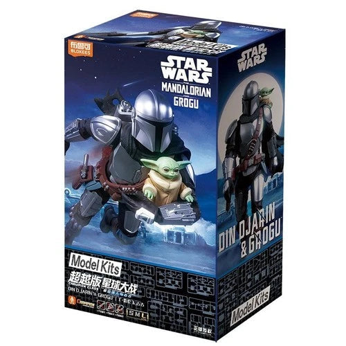 Blokees Star Wars The Mandalorian Din Djarin Grogu Bo-Katan Model Kit Figure BLOKEES - KOEEK