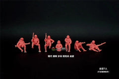 3D Printed 1/72 Modern Russian infantry tank soldier sitting 8 Person Model 07FC0E-D4 - KOEEK