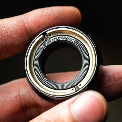 Fidget Spinner LAUTIE Mechanic Ring Fingertip Ratchet Magnetic Fidget EDC Toys 07FC0E-D4 - KOEEK