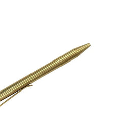 Handmade Spring EDC Retro Copper Brass Ball Pen Pocket Signature Pen G2 Refill HANDMADE - KOEEK