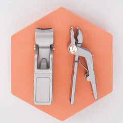 Hot Stainless Steel Nail Clipper EDC Large Opening Splash Proof Nail Care Tools 07FC0E-D4 - KOEEK