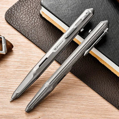 Titanium Pocket Ball Pen Office Signature Working Stationery Pen Outdoor EDC 07FC0E-D4 - KOEEK