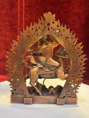 15CM  Copper Statue Tsi Mar Mak Dpon Tsiu Marpo Buddha 07FC0E-D4 - KOEEK