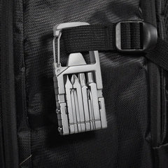Outdoor Stainless Steel Multi Tools Card Bottle Opener Keychain EDC LittleHelper 07FC0E-D4 - KOEEK