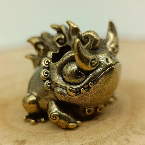 Ceratophrys Brass Bead Parachute Cord Knife Lanyard Pendant EDC DIY Accessories 07FC0E-D4 - KOEEK