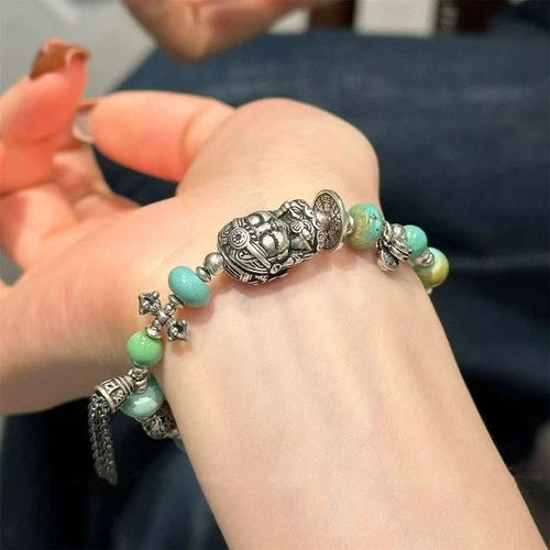 Zha Ki Ram Past and Present Shan Gui Flower Money Bracelet 07FC0E-D4 - KOEEK