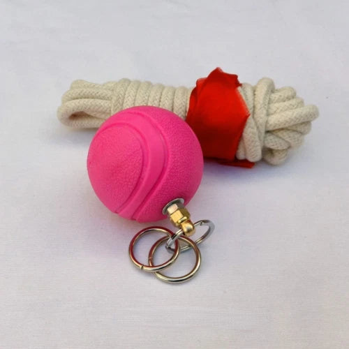 EDC Martial Arts Rubber Elastic Meteor Hammer Kung Fu Practice Soft Weapon 07FC0E-D4 - KOEEK