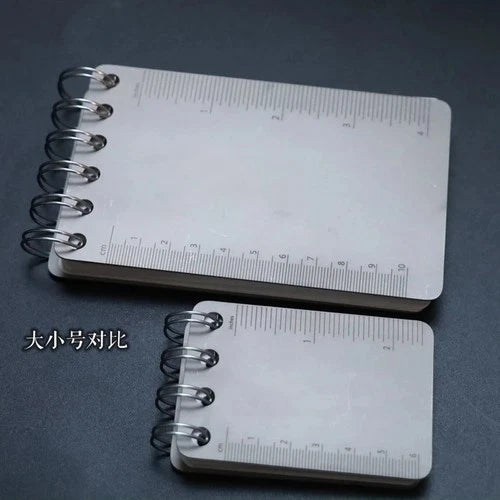 EDC Titanium Alloy Notepad Portable Recyclable Tools Outdoor Camping Gear Tools 07FC0E-D4 - KOEEK