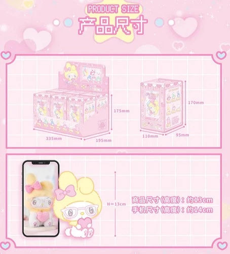 TOPTOY Sanrio My Melody 50th Anniversary Milk Candy Series Plush Blind Box Gift 07FC0E-D4 - KOEEK