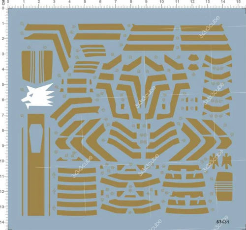 MG 1/100 MSZ-006-3B GDM III B Type Gray Zeta Figure Model Kit Water Slide Decal 07FC0E-D4 - KOEEK