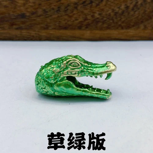 Crocodile Head Brass Bead Parachute Cord Knife Lanyard Pendant DIY Accessories 07FC0E-D4 - KOEEK