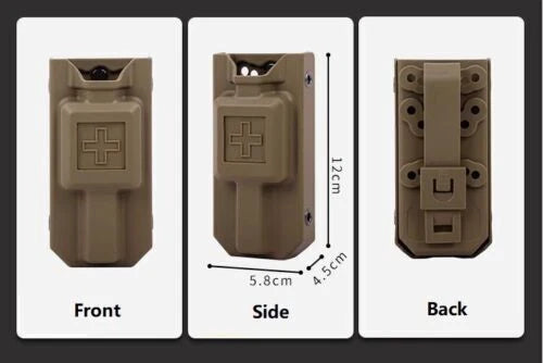 HotTourniquet Holder Carrier Pouch Storage Bag Box Case forOutdoorMedicalRescue 07FC0E-D4 - KOEEK