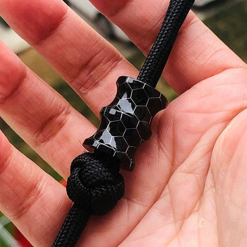 1PC Resin Knife Lanyard Bead Paracord Necklace Pendant Bracelet Making Bead EDC 07FC0E-D4 - KOEEK