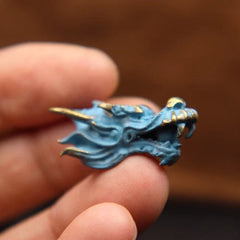 China Dragon Bead DIY Lanyard Paracord Beads Knife Bracelet EDC Kenchain Jewelry 07FC0E-D4 - KOEEK