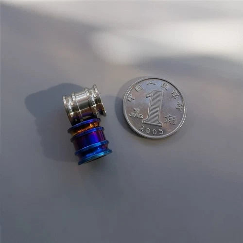 Titanium Knife Lanyard Bead Paracord Necklace Pendant Bracelet Making EDC Beads 07FC0E-D4 - KOEEK