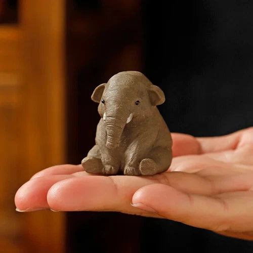 ChineseTea Pets Tea Ceremony Kung Fu Clay Figures Tea Pet Tea Set Decoration 07FC0E-D4 - KOEEK