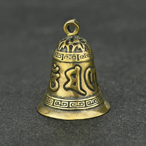 Solid Brass small bell Figurine Statue Home Ornament Figurines Collectibles 07FC0E-D4 - KOEEK