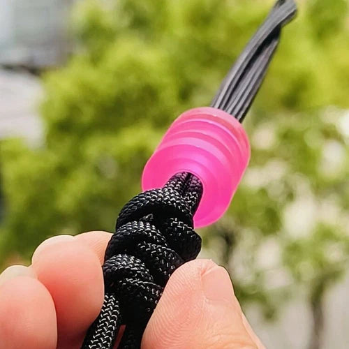 EDC Resin Knife Lanyard Bead Paracord Necklace Pendant Bracelet Bead DIY Pink 07FC0E-D4 - KOEEK
