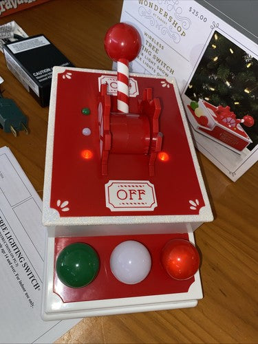 Wondershop Christmas Magic Wireless Tree Lighting Switch Music & Light - Tested WONDERSHOP - KOEEK