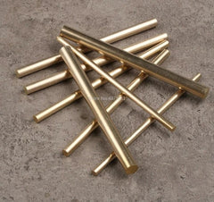 10 Pcs Brass Rod Pins 4" Length Knife Handle Pin Rivets 2/3/4/5/6/8mm Diameter 07FC0E-D4 - KOEEK