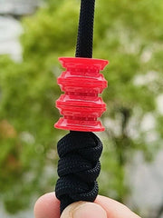 Resin Knife Lanyard Bead Necklace Paracord Pendant Bracelet Making Bead EDC Red 07FC0E-D4 - KOEEK