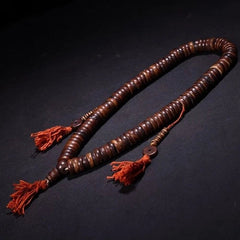 Tibetan 108 Beads Mala Bracelet 10mm Buddhist Prayer Bead Necklace Vintage Gift 07FC0E-D4 - KOEEK