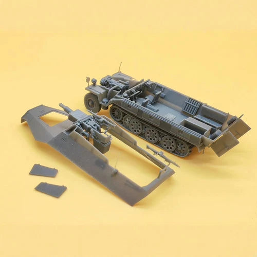 3D Printing 1/72German sd.kfz.251 semi-tracked armored vehicle Model Unpainted 07FC0E-D4 - KOEEK