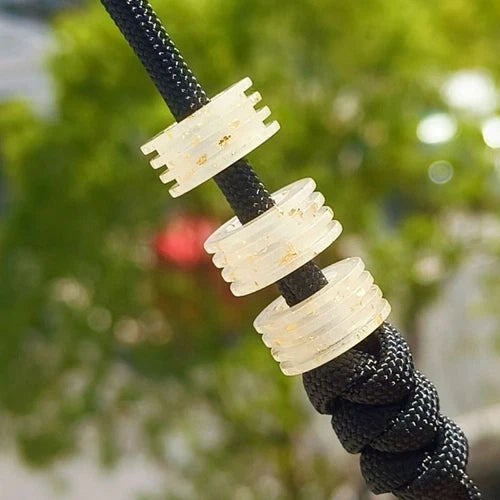 Glow in the Dark Knife Lanyard Bead Paracord Pendant Bracelet Making Bead EDC 07FC0E-D4 - KOEEK