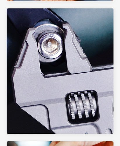 EDC Titanium Alloy Mini Adjustable Spanner Wrench Handle Rrepair Multi-Tools 07FC0E-D4 - KOEEK