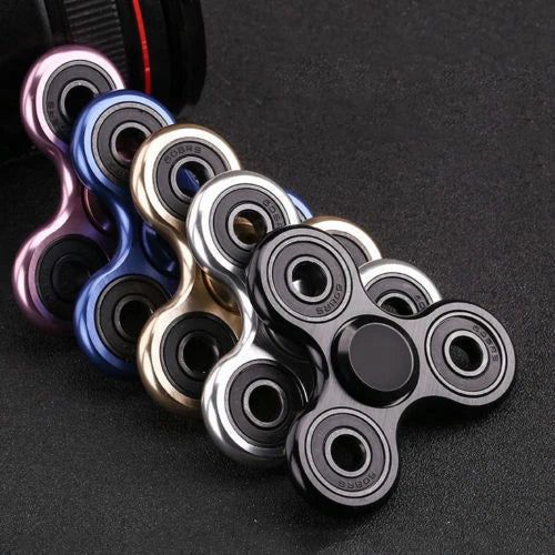 Three-wheel Fidget Alloy Finger Rotating Pressure Hand Table Toy EDC Adhd Autism 07FC0E-D4 - KOEEK