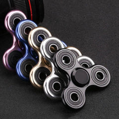 Three-wheel Fidget Alloy Finger Rotating Pressure Hand Table Toy EDC Adhd Autism 07FC0E-D4 - KOEEK