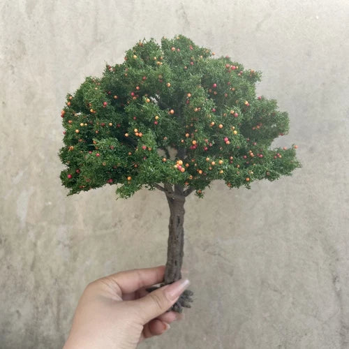 Miniature Fruit Tree Model Wire Trunk Landscape Diorama Scenery Craft Material 07FC0E-D4 - KOEEK