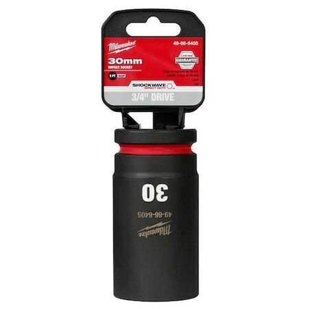 Milwaukee 49-66-6405 SHOCKWAVE Impact Duty Drive 30mm Deep 6 Point Socket