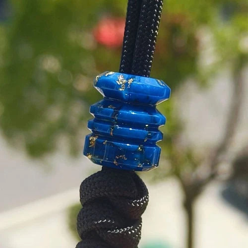 Resin Knife Lanyard Bead Paracord Necklace Pendant Bracelet Bead EDC Charm DIY 07FC0E-D4 - KOEEK