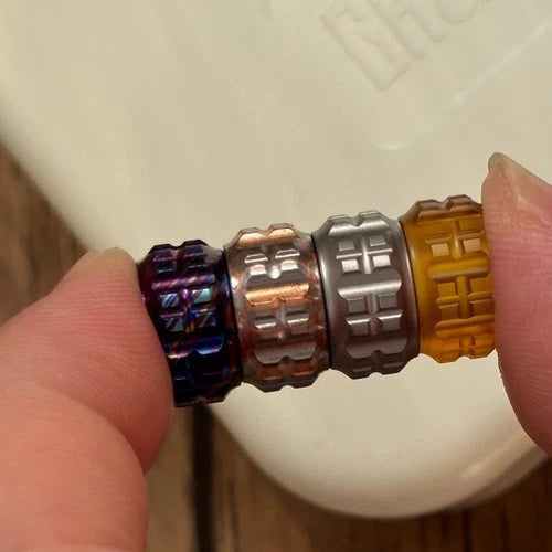 PEI Titanium Lanyard Bead EDC Necklace Paracord Pendant Bracelet Making Bead 07FC0E-D4 - KOEEK