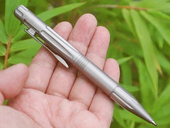 EDC Titanium Alloy Pocket Ball Pen Tactical Signature Pen Stationery w 5 Refills 07FC0E-D4 - KOEEK