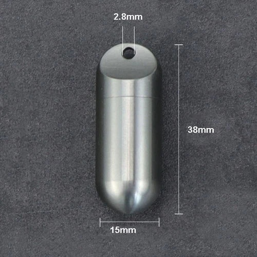 Outdoor Waterproof Box Portable Pendant Key Chain Seal Storage Container Box EDC 07FC0E-D4 - KOEEK