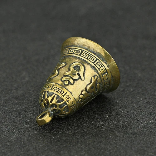 Solid Brass small bell Figurine Statue Home Ornament Figurines Collectibles 07FC0E-D4 - KOEEK