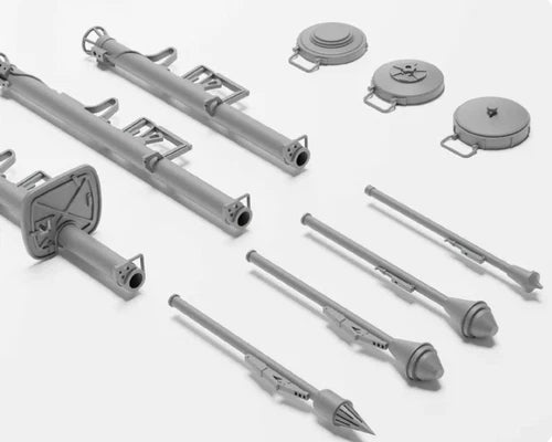 3D Printed 1/72/35/16 Anti-tank weapon kit Unpainted model Kit(17pc) 07FC0E-D4 - KOEEK