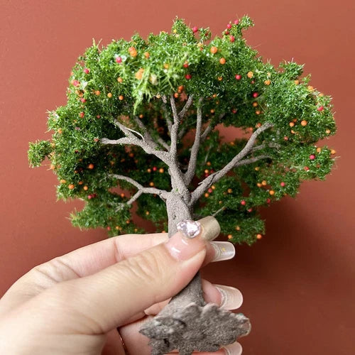 Miniature Fruit Tree Model Wire Trunk Landscape Diorama Scenery Craft Material 07FC0E-D4 - KOEEK