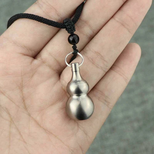 Outdoor Titanium Keychain Waterproof Box Sealed Tank Pendant EDC Survival Tool 07FC0E-D4 - KOEEK