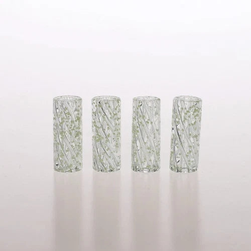 2Pcs/box D12H30Mm 7 Holes Glow In Dark Effec Glass Filter Tips 07FC0E-D4 - KOEEK